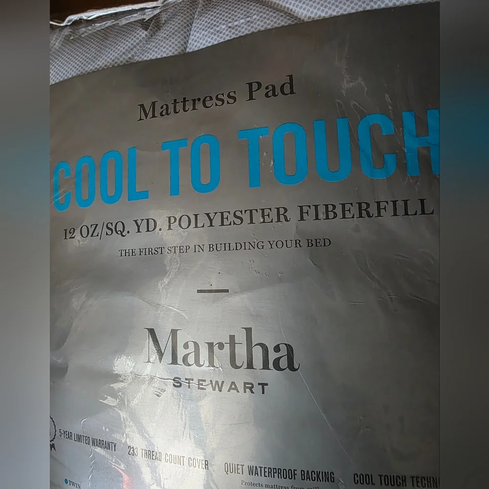 Martha Stewart CollectionCool To Touch Mattress Pad, Twin, Created For Macy's